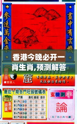 香港和彩王中王精準(zhǔn)一肖，揭秘彩票預(yù)測(cè)之謎，揭秘彩票預(yù)測(cè)之謎，香港和彩王中王精準(zhǔn)預(yù)測(cè)一肖技巧